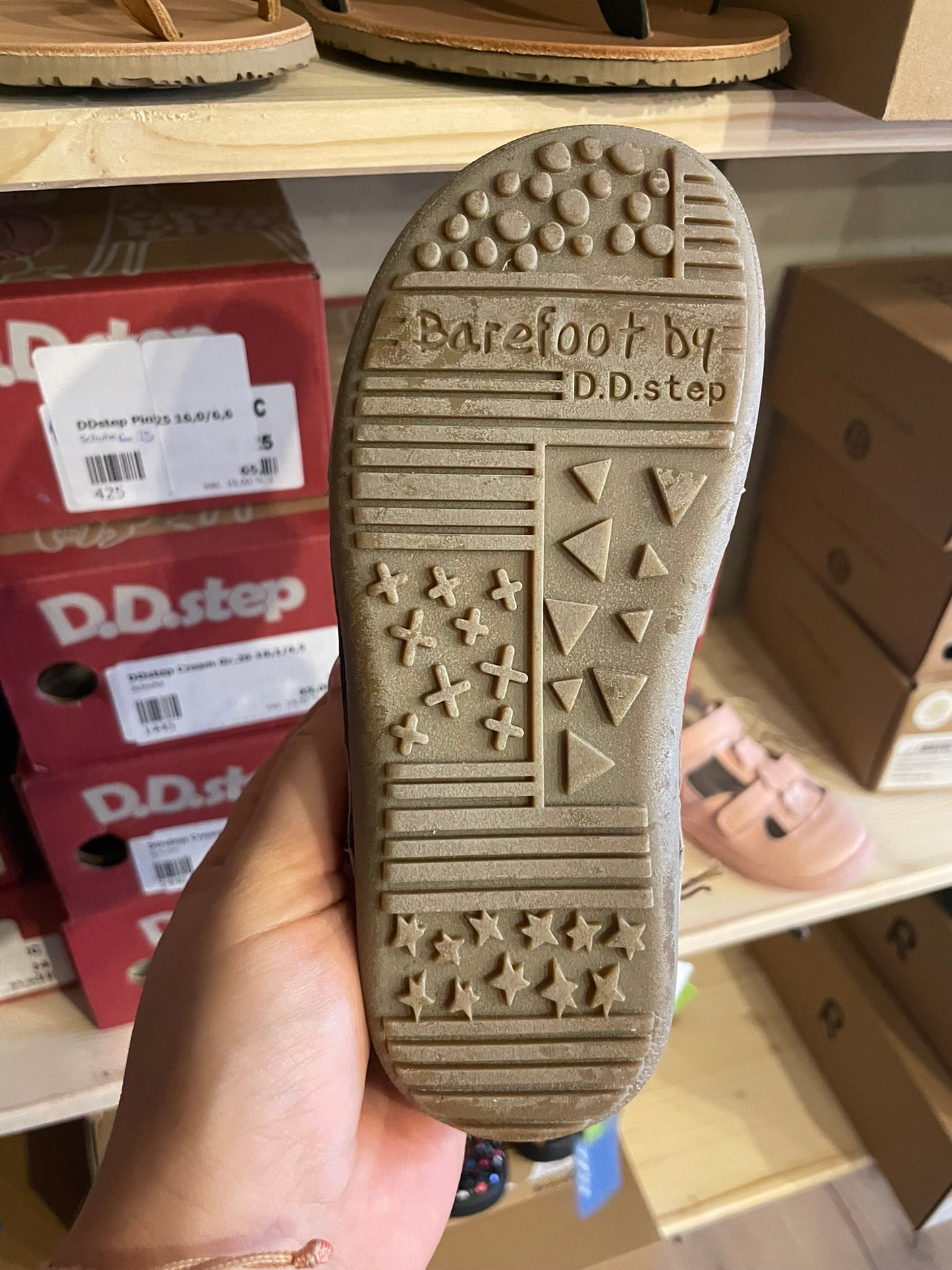 D.D.Step Cream Barfuß Sandale