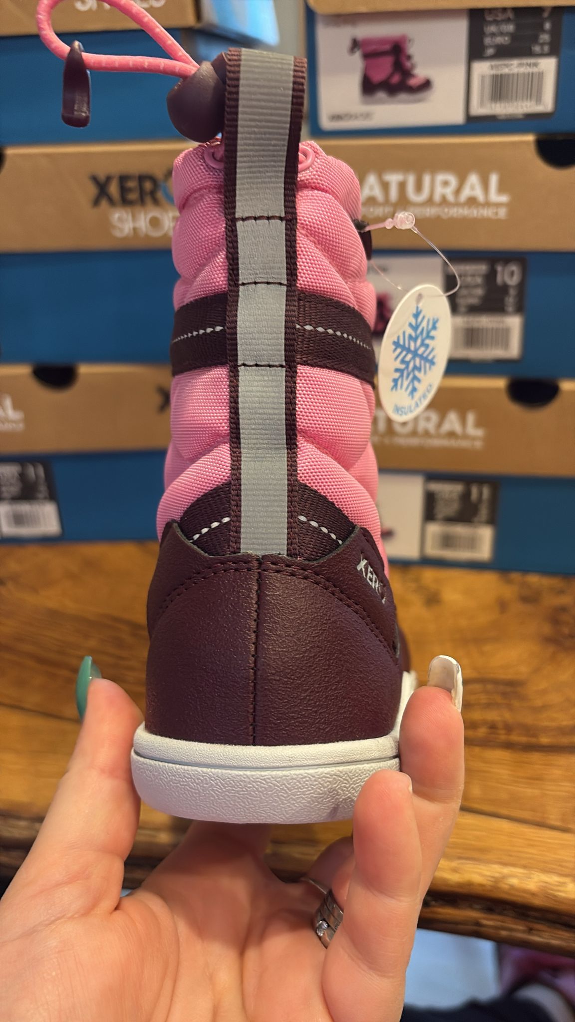 Xero Alpine pull on Kids Barfußschuh Winterstiefel