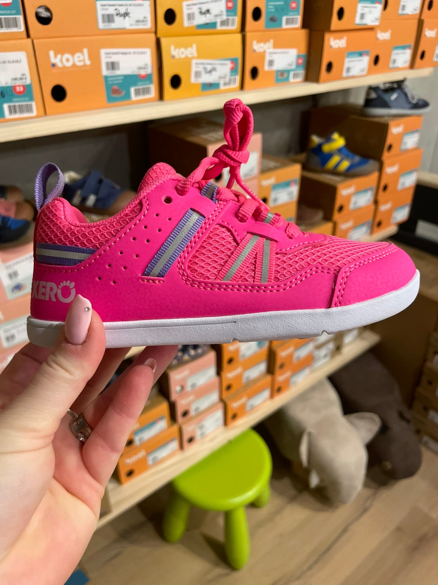 Barfuß Sneaker Xero Prio  pink
