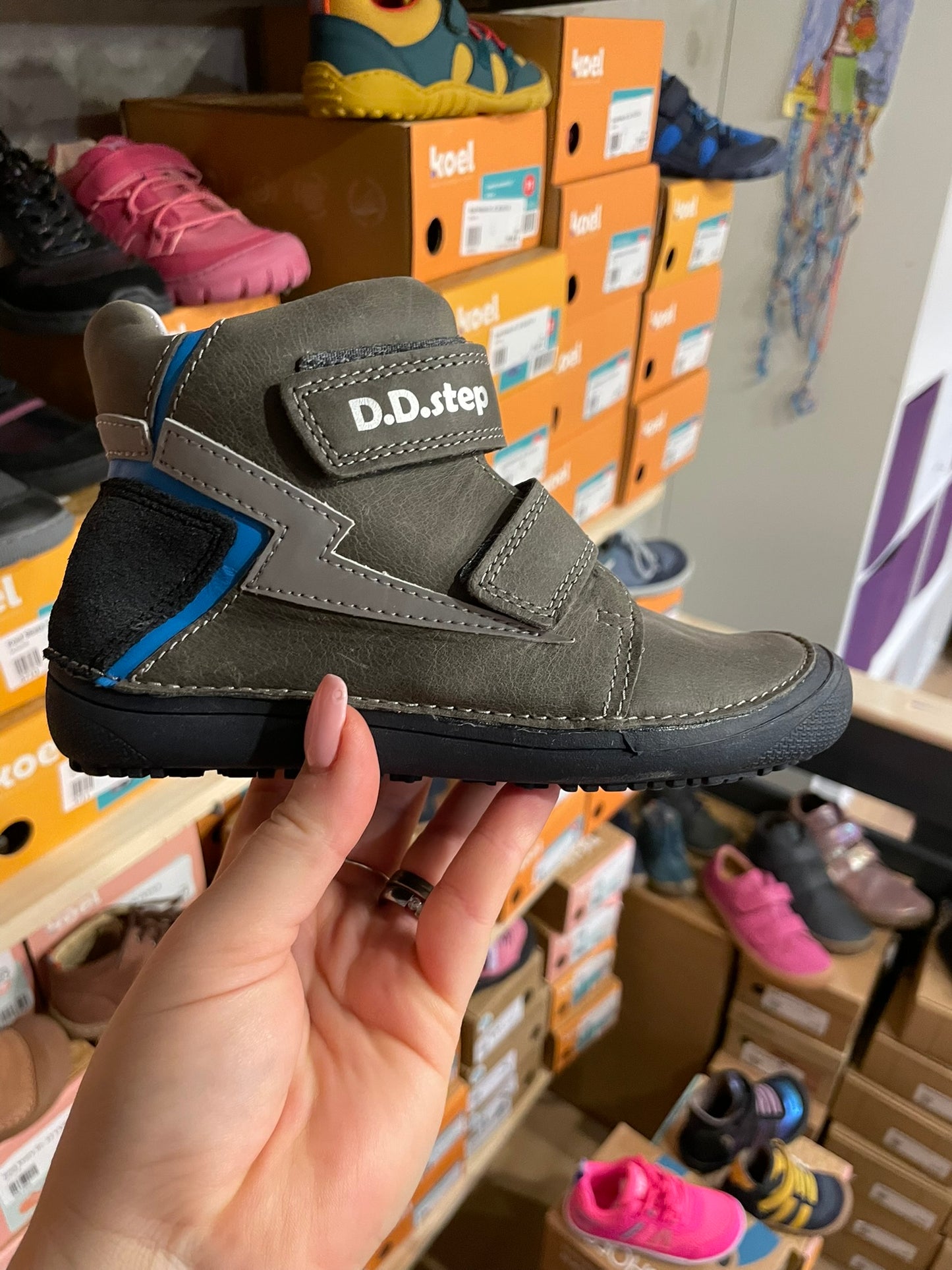 D.D. Step Blitz Kinder Barfußschuh HighCut 