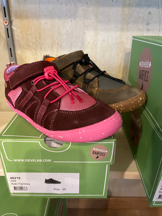 Develab Barfuß Sneaker Kinder 46215 – Leder & Tex-Membran