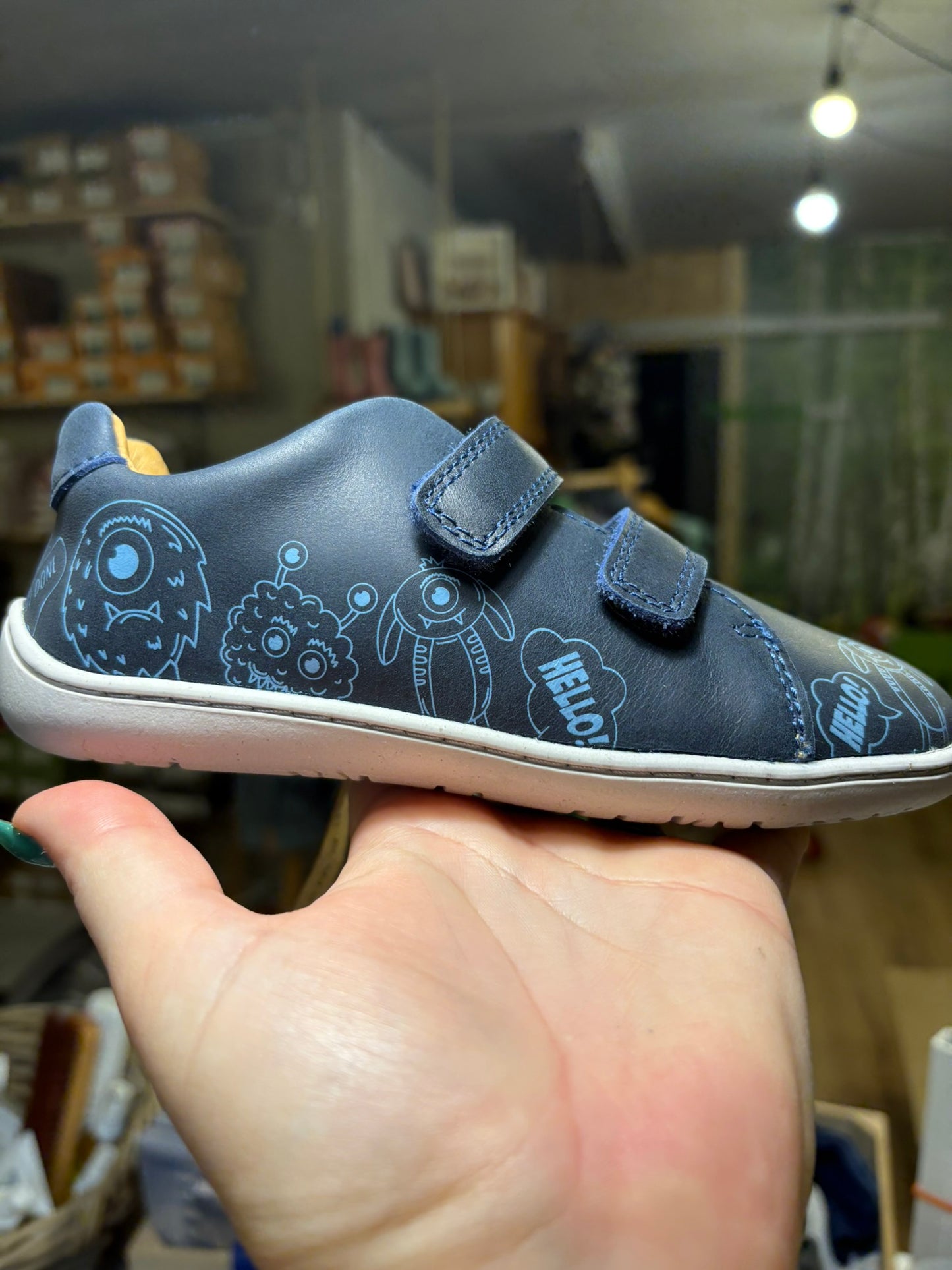 D.D. Step Stitch & Walk Barfuß Sneaker  Monster