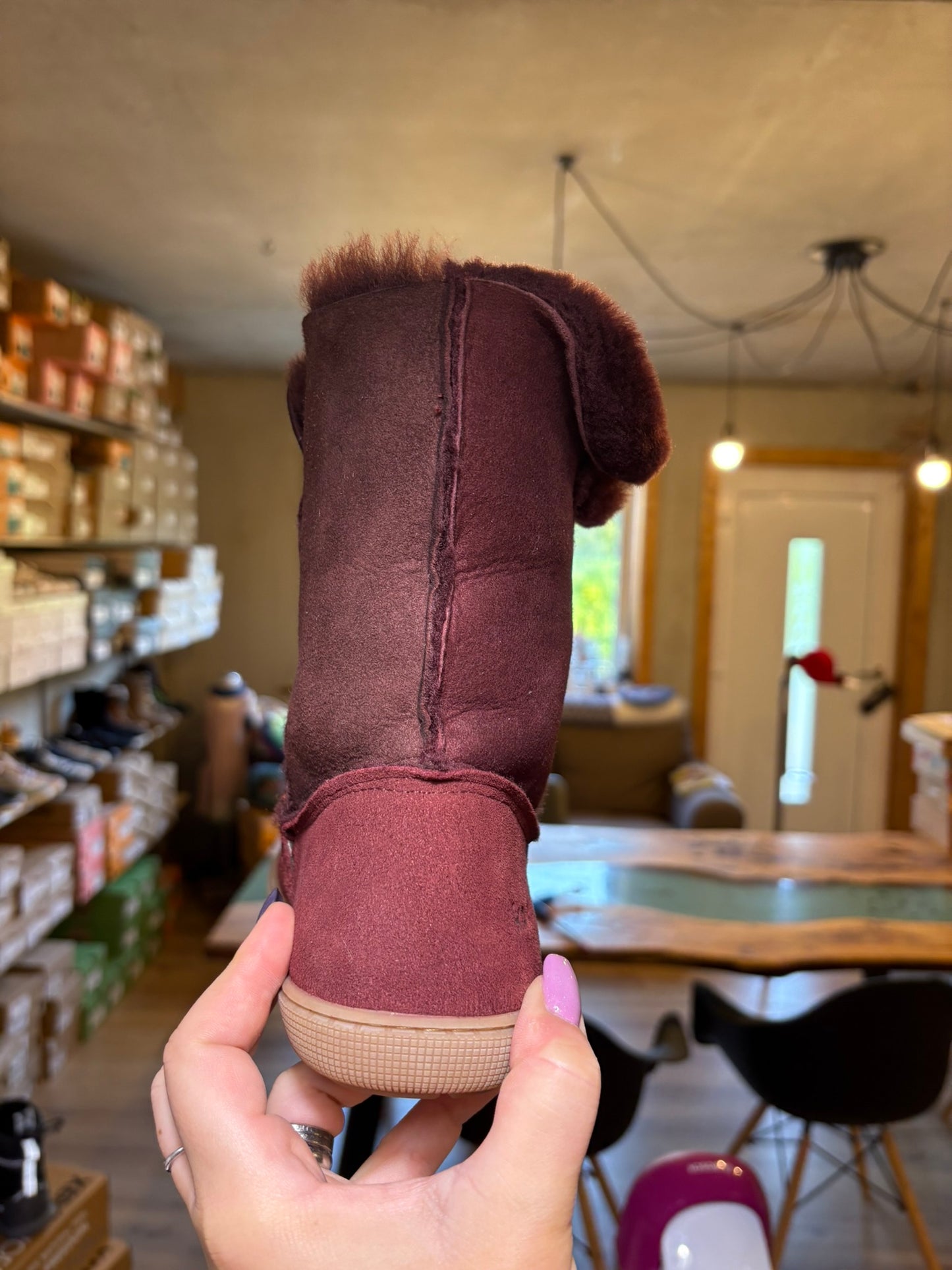 Koel Freya Damen Barfuß Winterstiefel Schlüpfboots