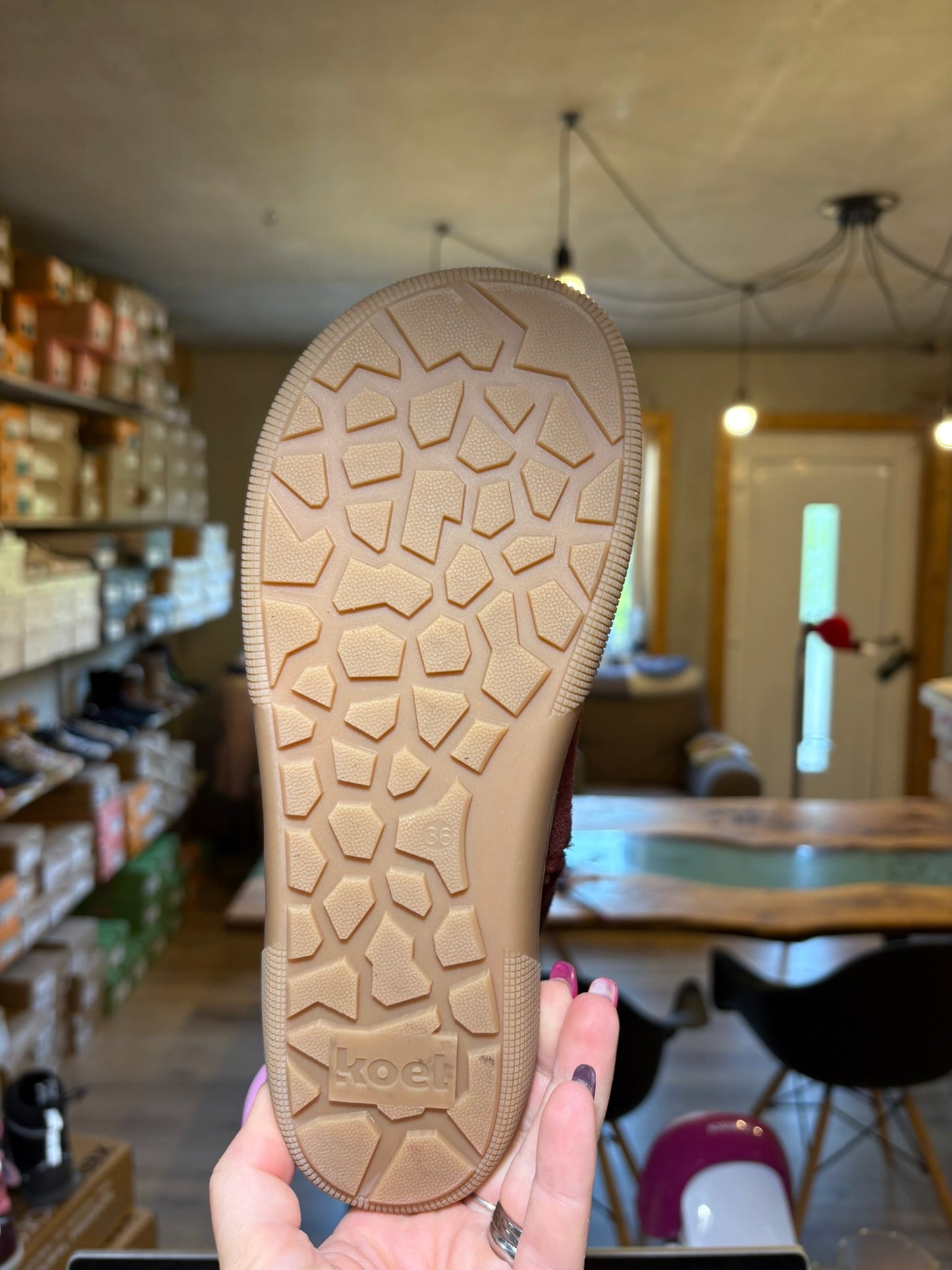 Koel Freya Damen Barfuß Winterstiefel Schlüpfboots