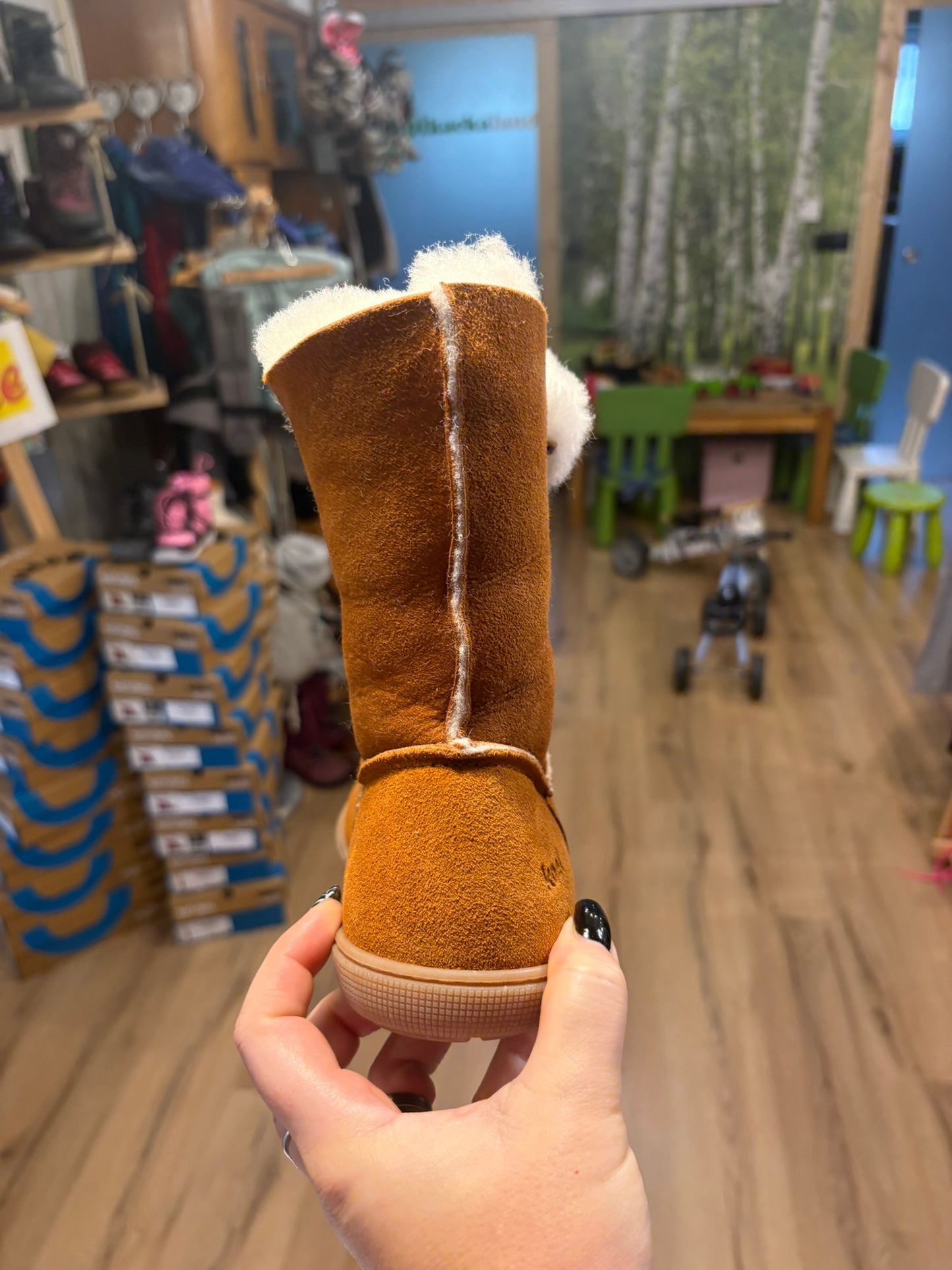 Koel Freya Damen Barfuß Winterstiefel Schlüpfboots
