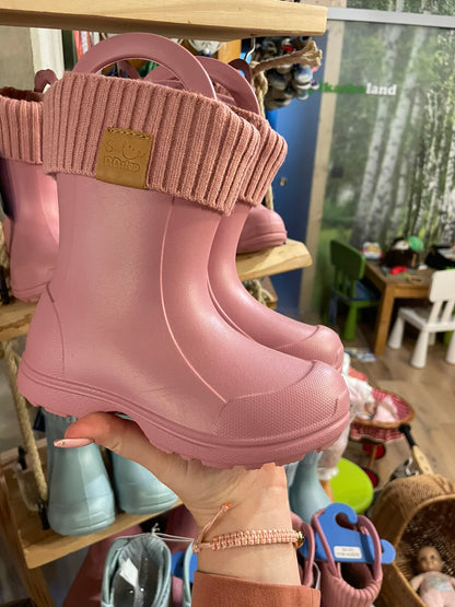 D.D.Step Kinder Gummistiefel mit Fleece-Socke