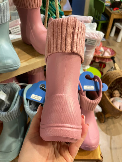 D.D.Step Kinder Gummistiefel mit Fleece-Socke