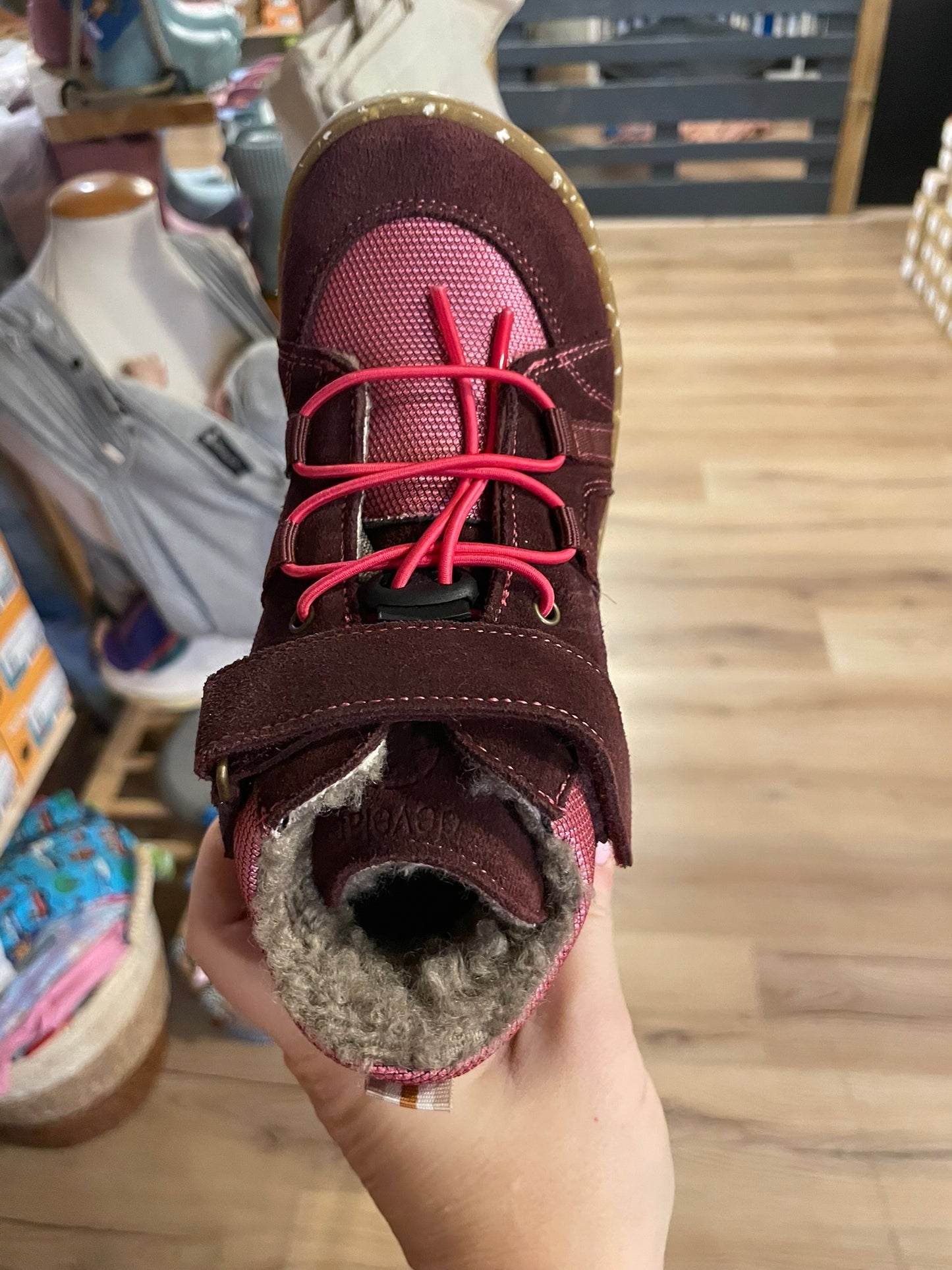 Develab Fuchsia Fantasy Barfuß Tex Winterstiefel