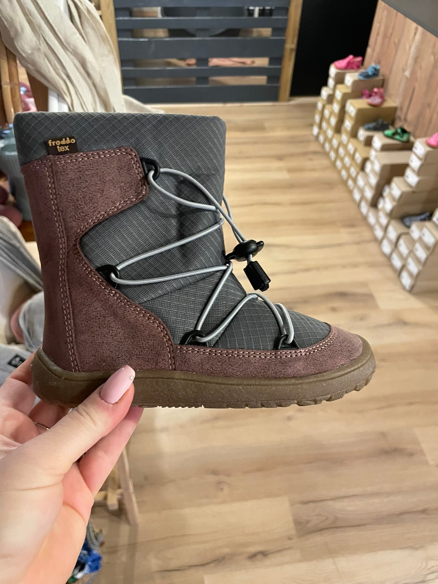 Froddo Tex Track Wool Barfuß Winterstiefel