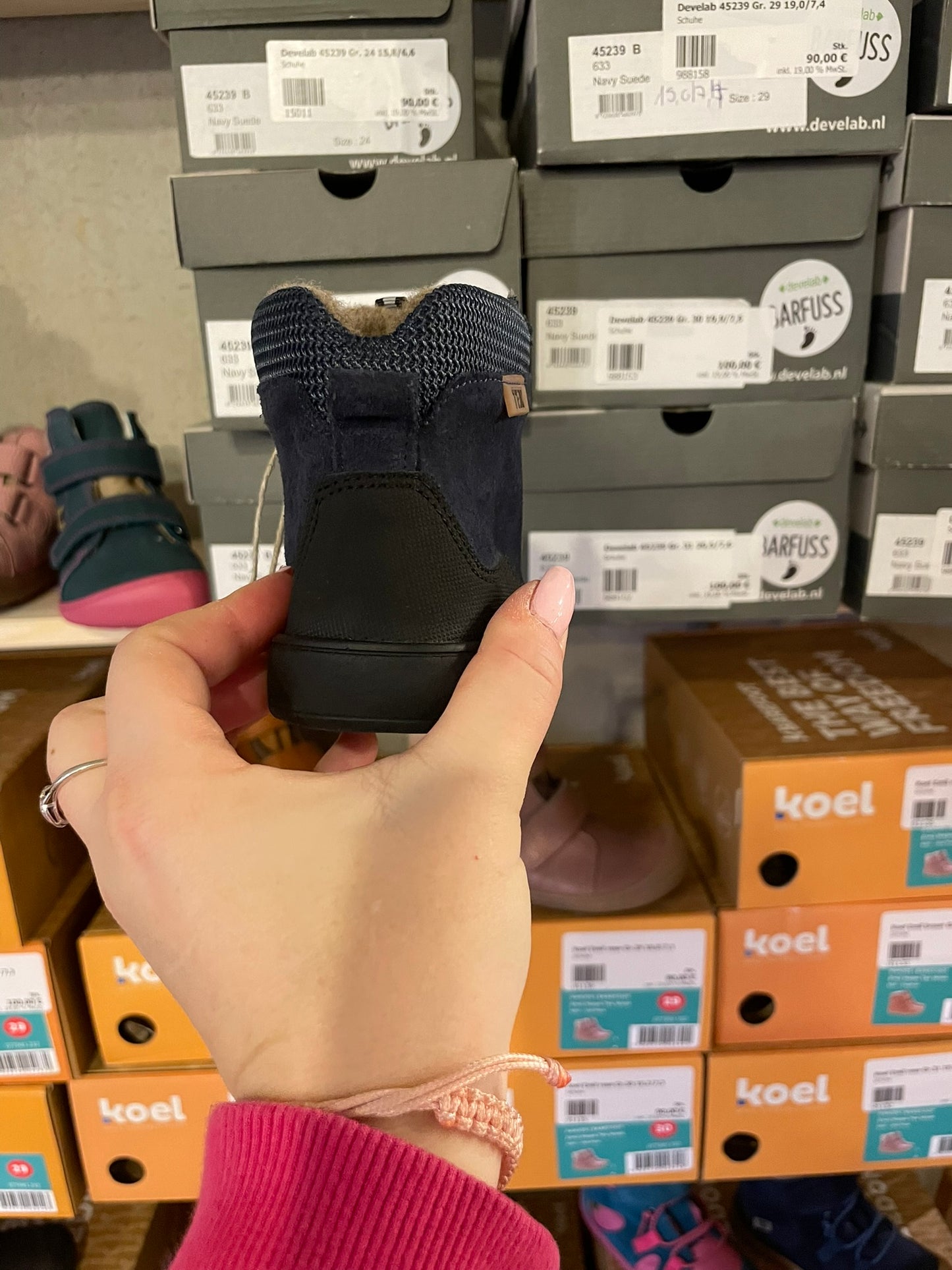 Develab MidCut Barfußschuh TEX Membran