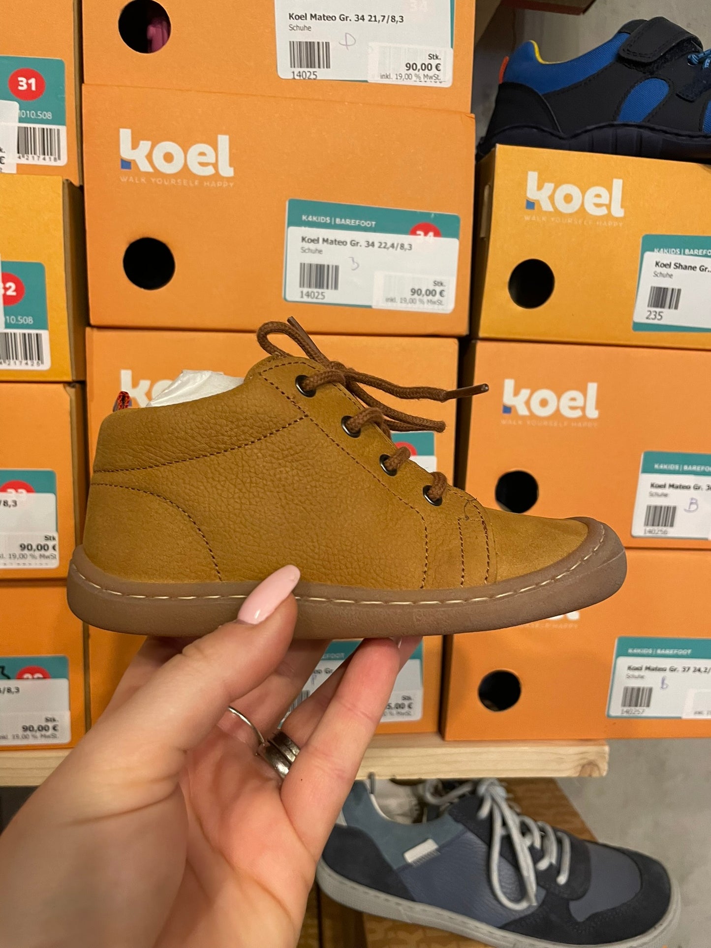 Koel Ben Barfußschuh MidCut Schnürschuh