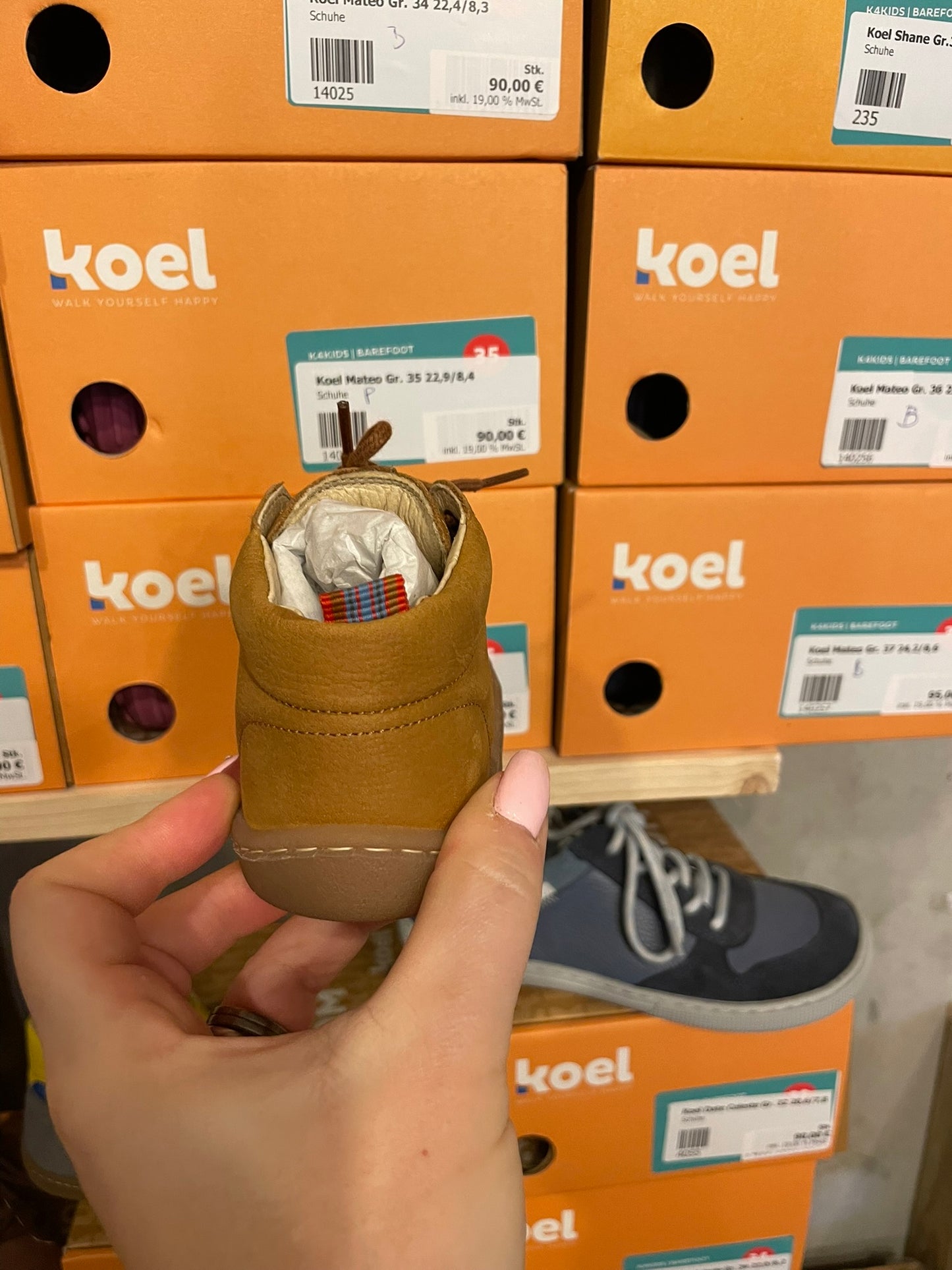 Koel Ben Barfußschuh MidCut Schnürschuh