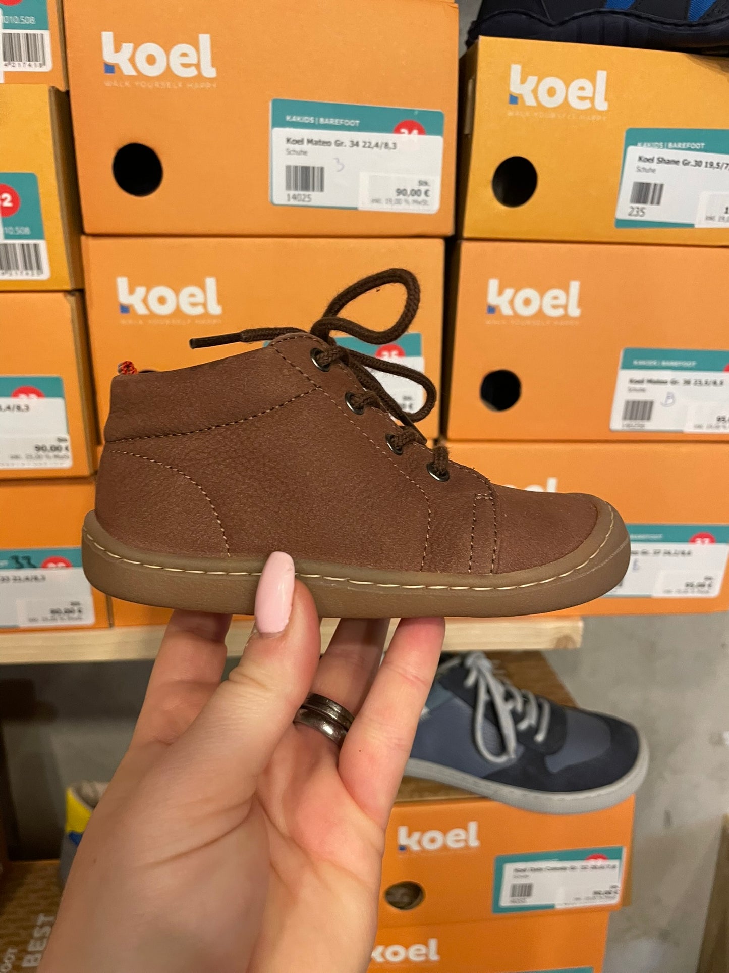 Koel Ben Barfußschuh MidCut Schnürschuh