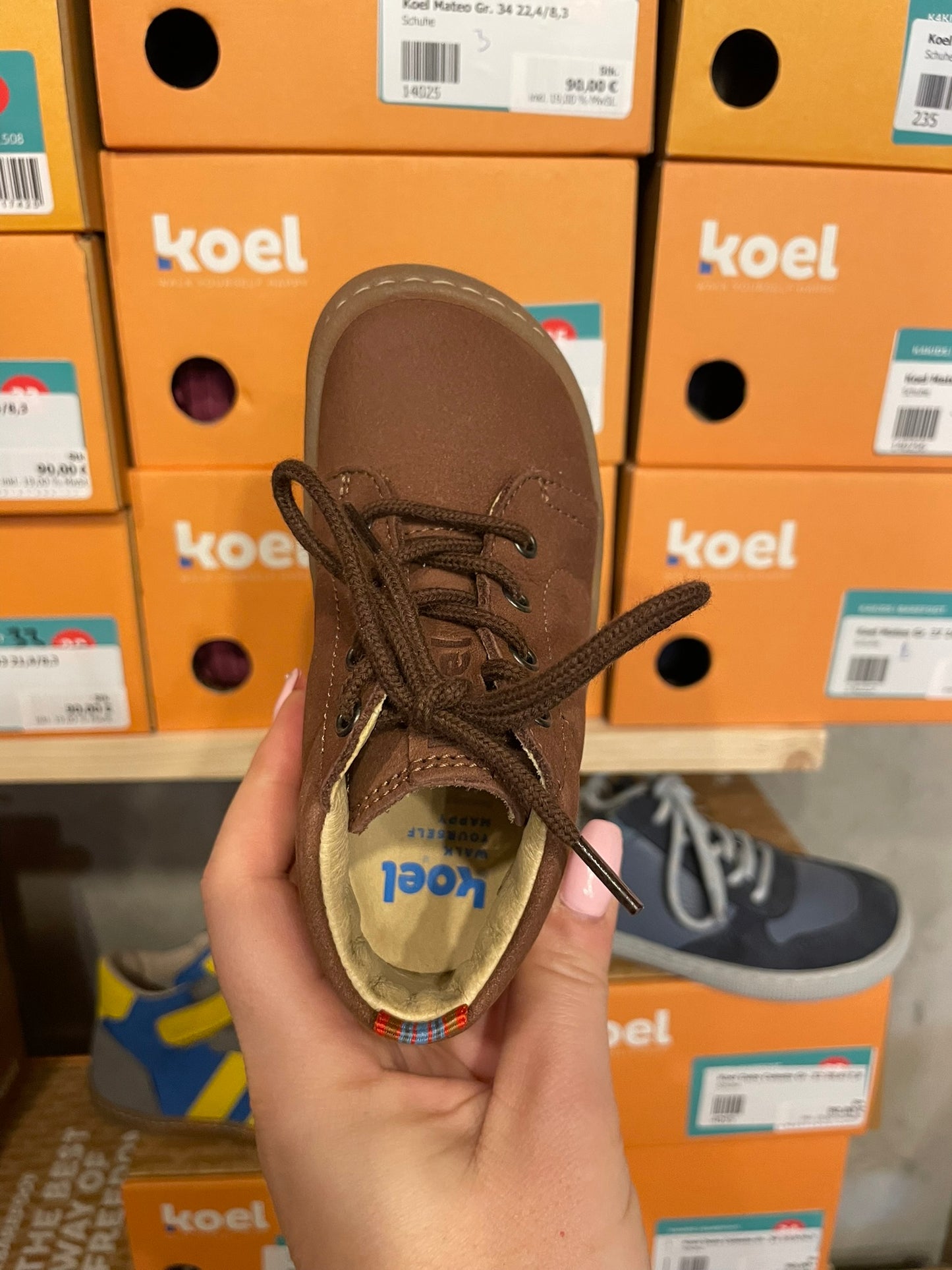 Koel Ben Barfußschuh MidCut Schnürschuh