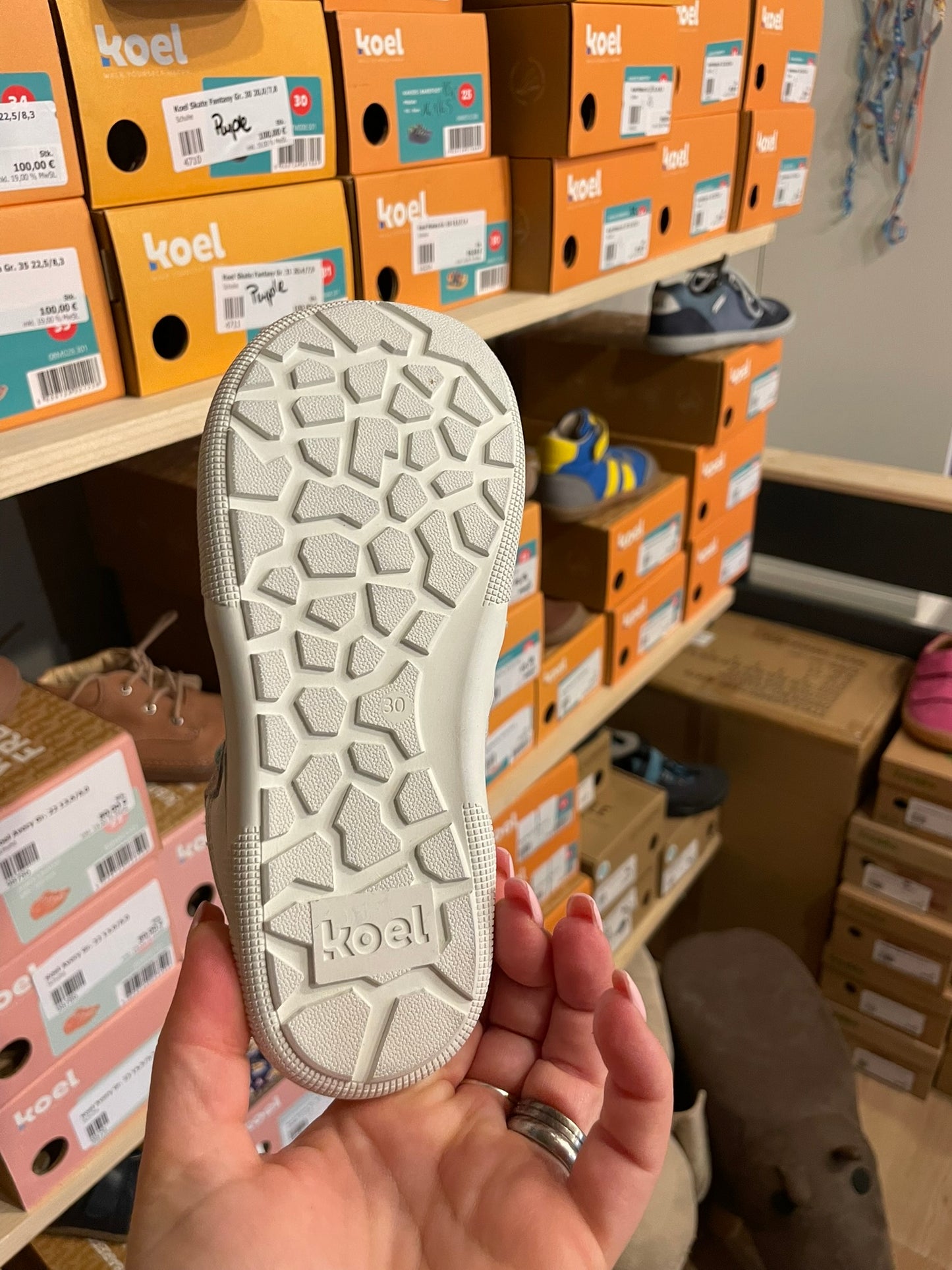 Koel Danish Nappa Barfuß High-Top Sneaker Kinder