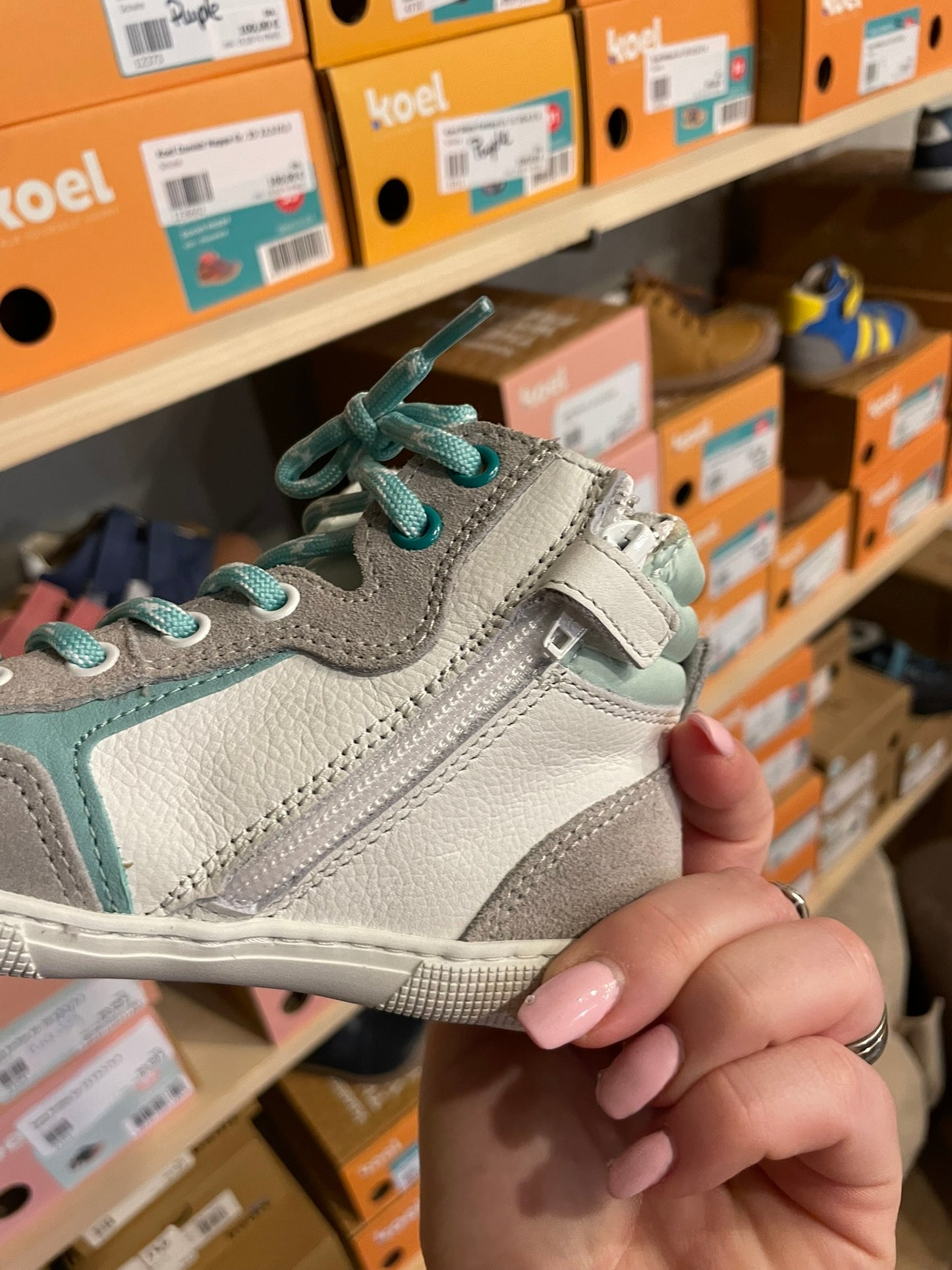 Koel Danish Nappa Barfuß High-Top Sneaker Kinder