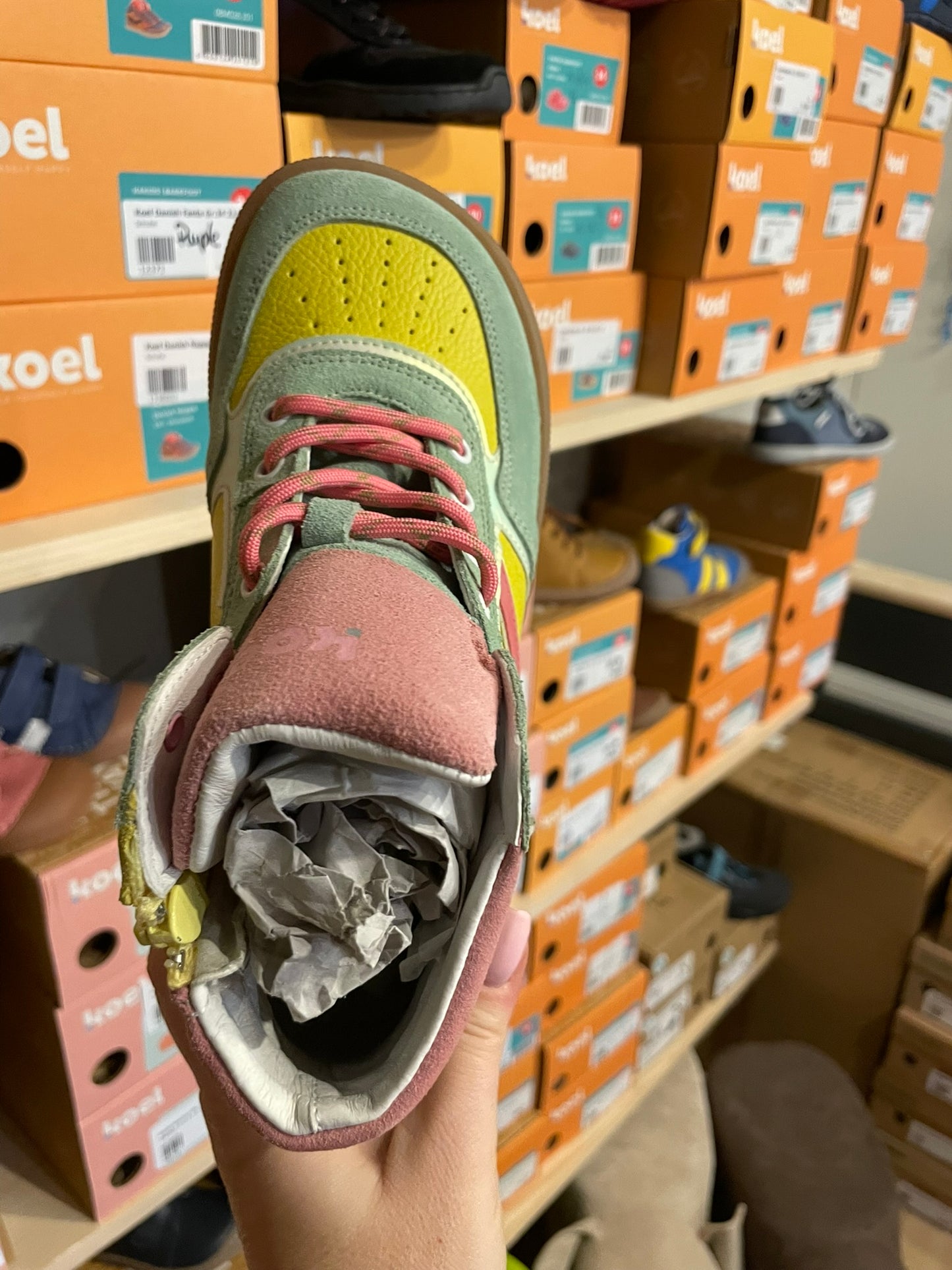 Koel Danish Nappa Barfuß High-Top Sneaker Kinder