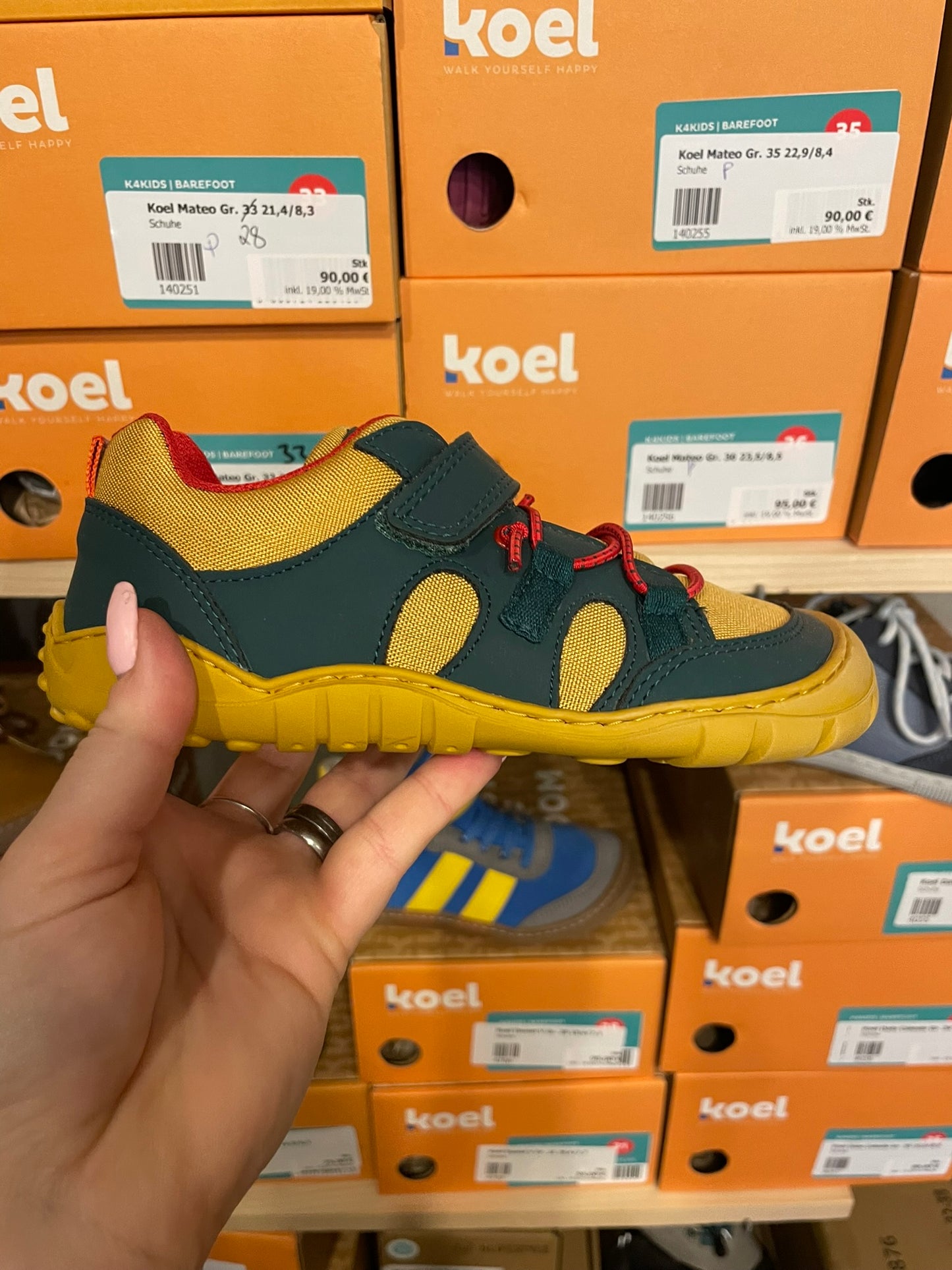 Koel Mateo Barfußschuh Sneaker für Kinder vegan