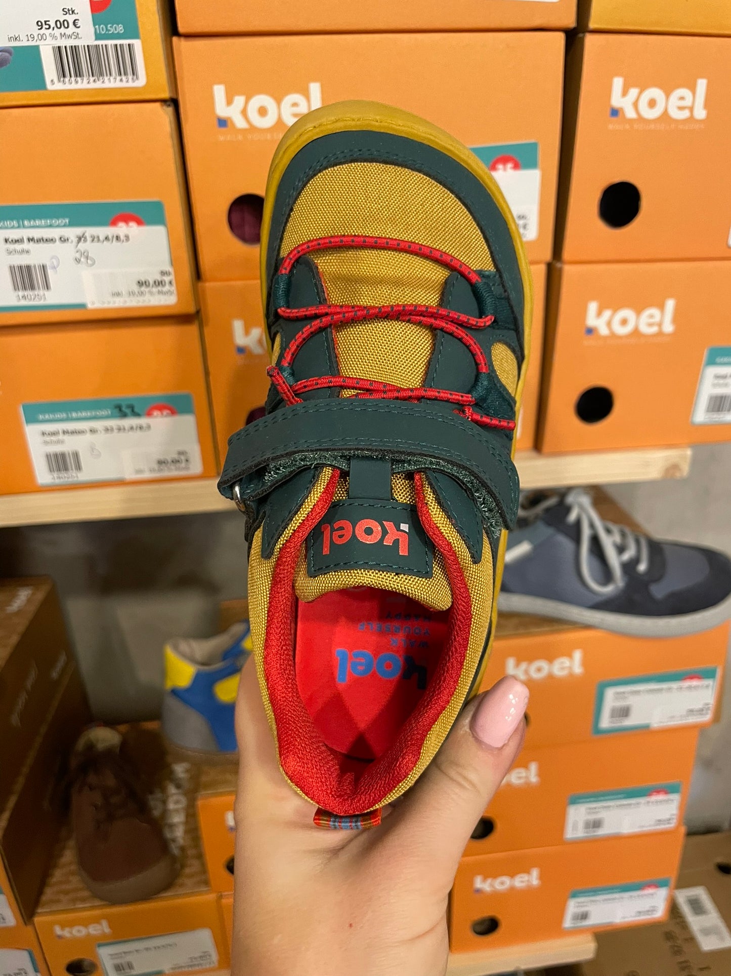 Koel Mateo Barfußschuh Sneaker für Kinder vegan