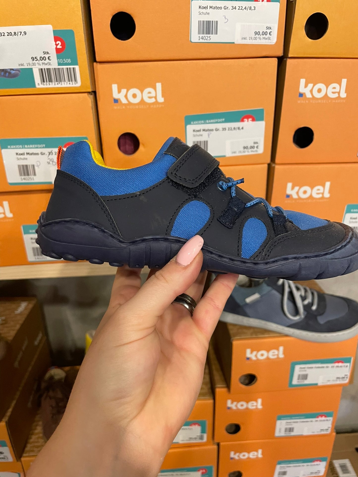Koel Mateo Barfußschuh Sneaker für Kinder vegan