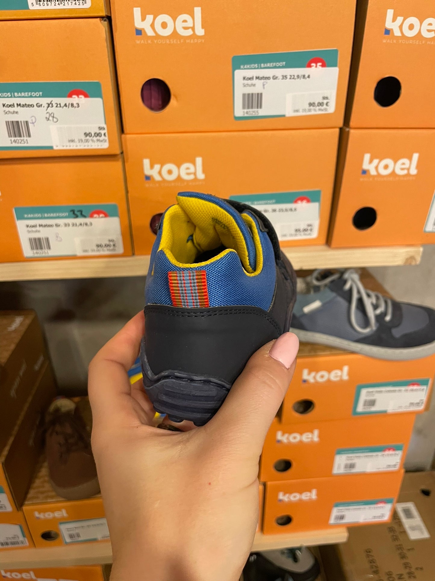 Koel Mateo Barfußschuh Sneaker für Kinder vegan
