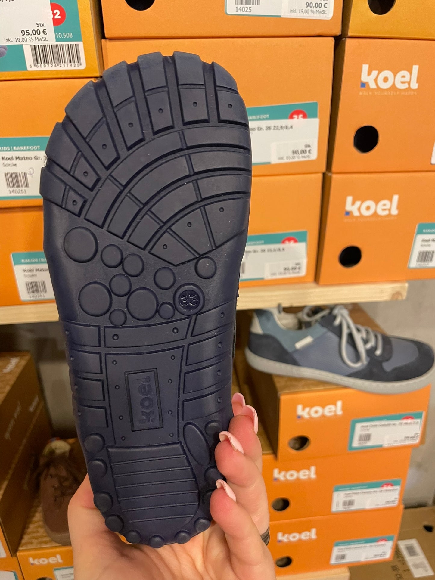 Koel Mateo Barfußschuh Sneaker für Kinder vegan