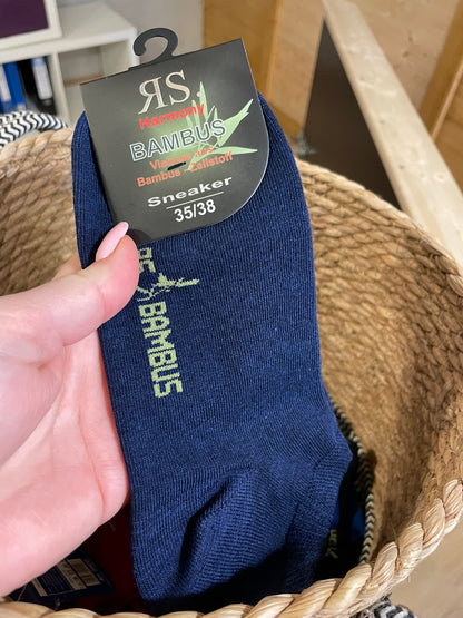 RS Harmony atmungsaktive, antibakterielle Bambus Sneaker Socken