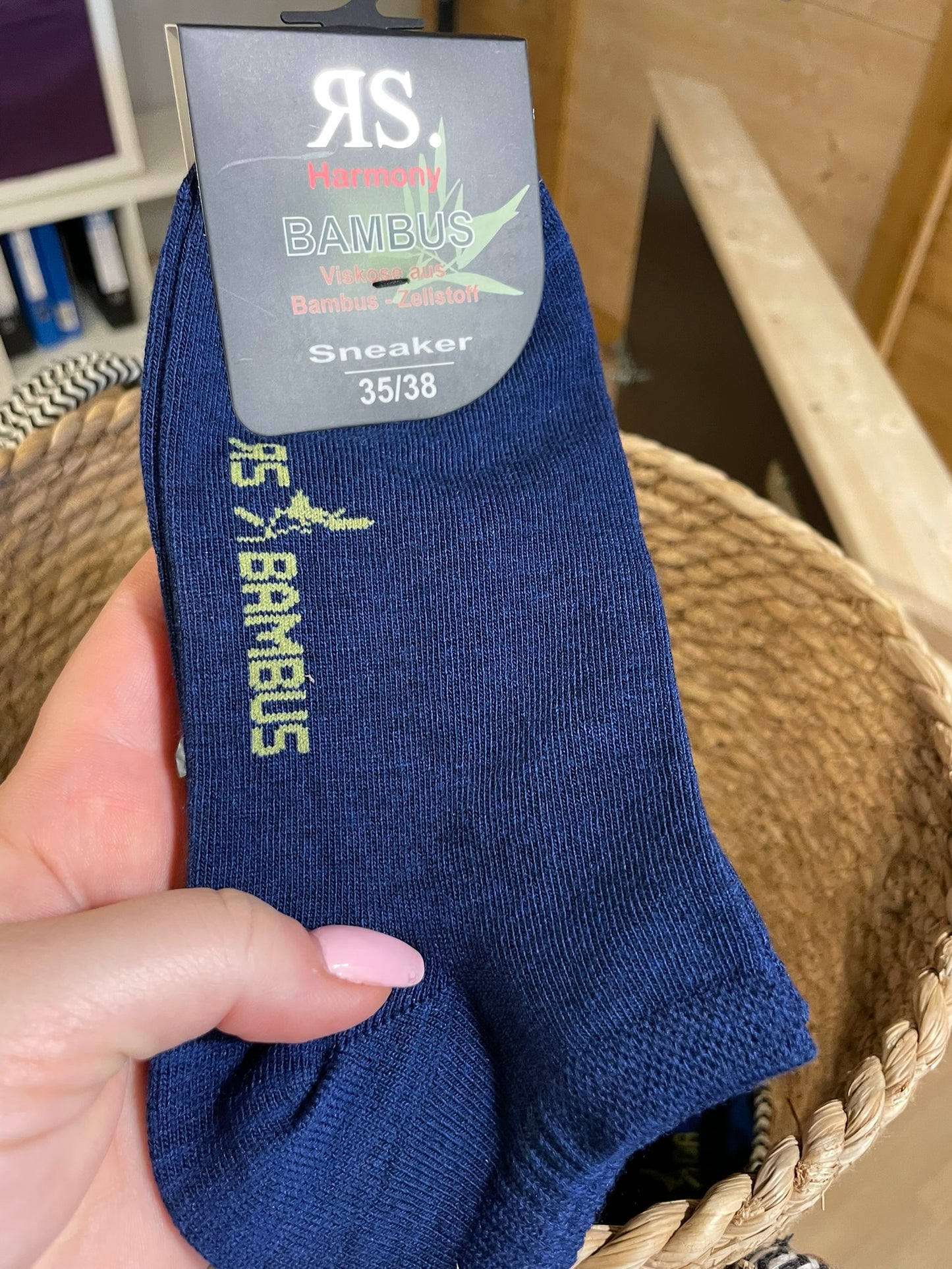 RS Harmony atmungsaktive, antibakterielle Bambus Sneaker Socken