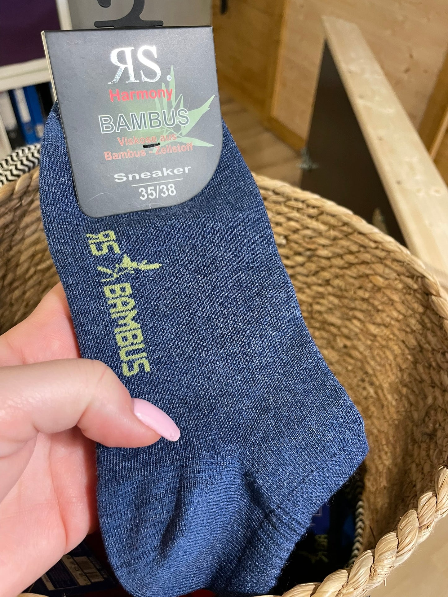 RS Harmony atmungsaktive, antibakterielle Bambus Sneaker Socken
