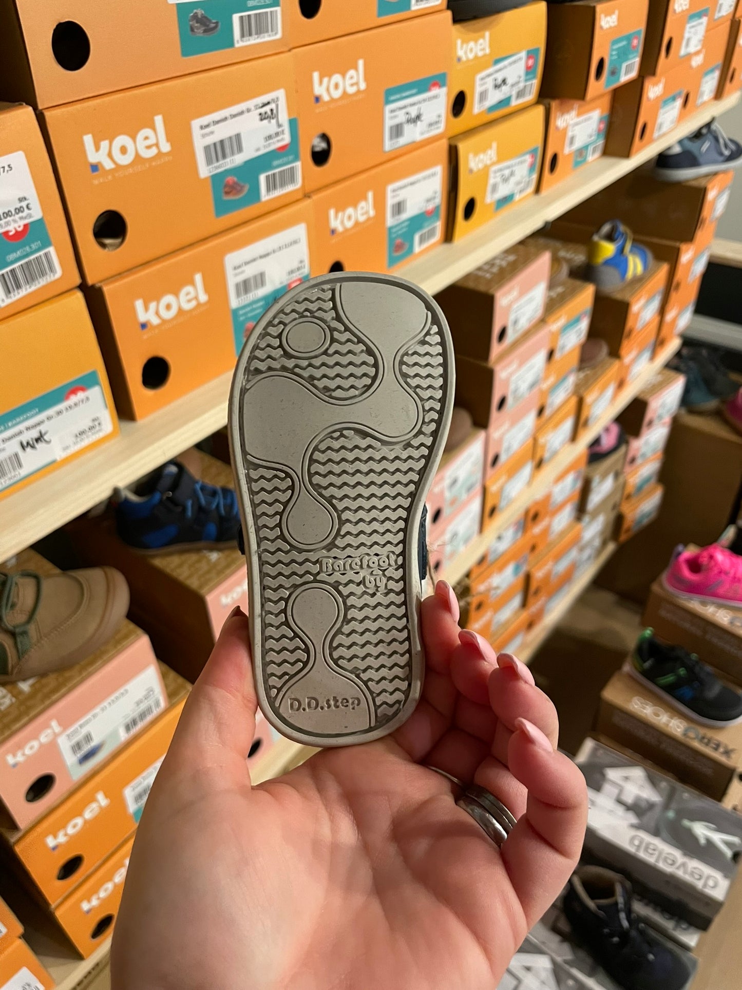 D.D. Step Barfuß MidCut aus Leder