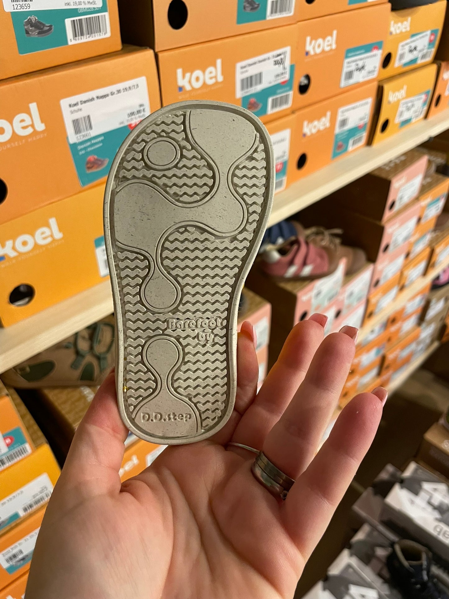 D.D. Step Barfuß MidCut aus Leder