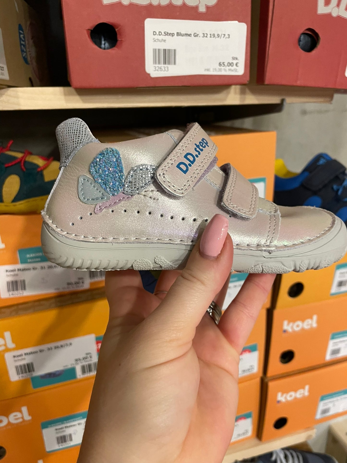 D.D. Step MidCut Barfußschuh Silver  (S073-41984MA)