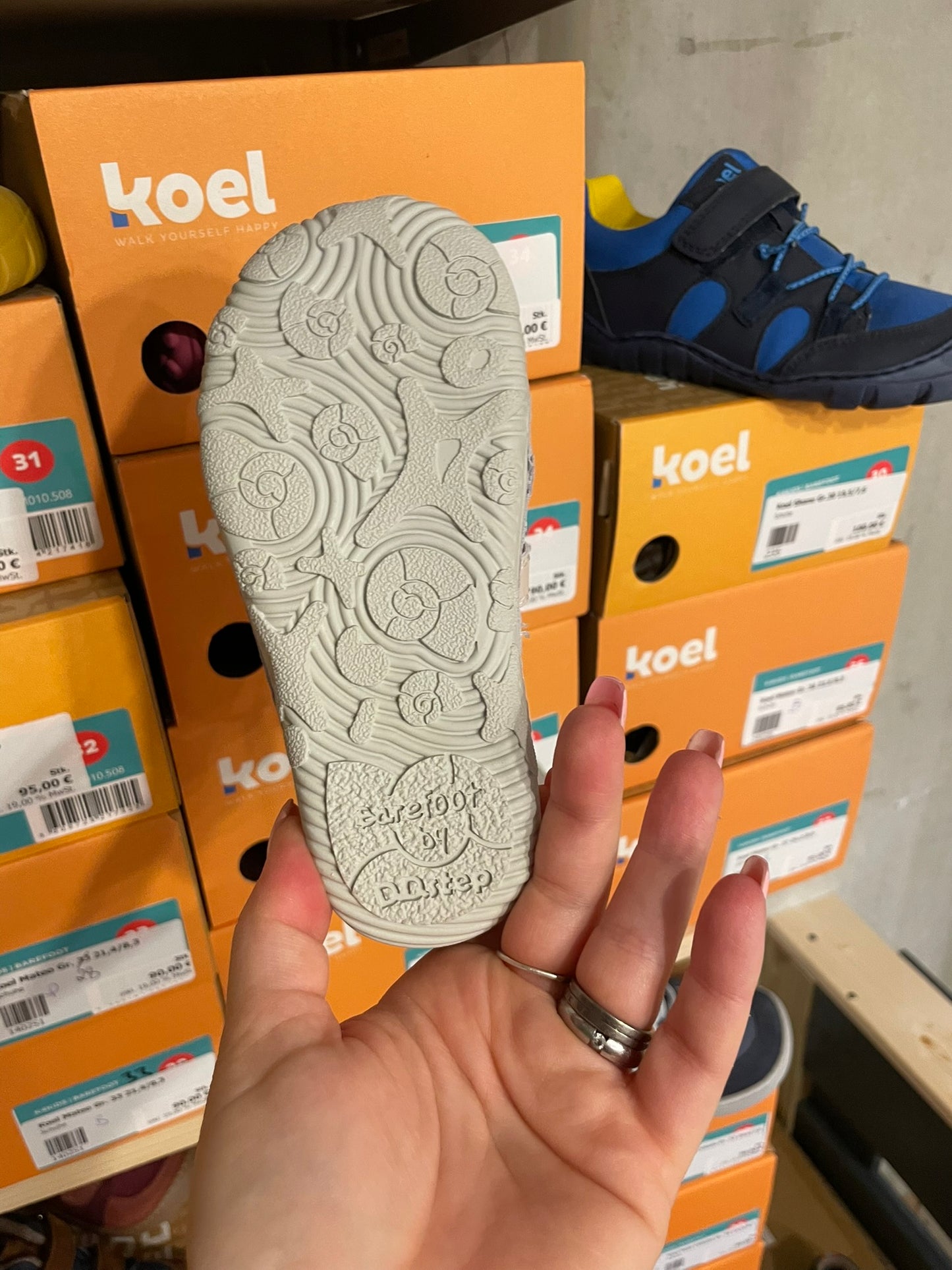 D.D. Step MidCut Barfußschuh Silver  (S073-41984MA)