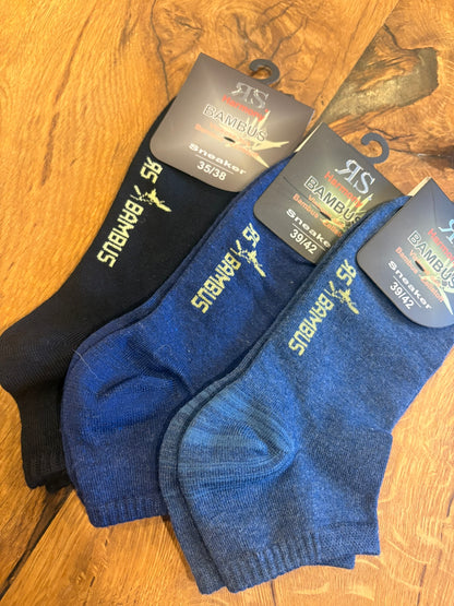 RS Harmony atmungsaktive, antibakterielle Bambus Sneaker Socken