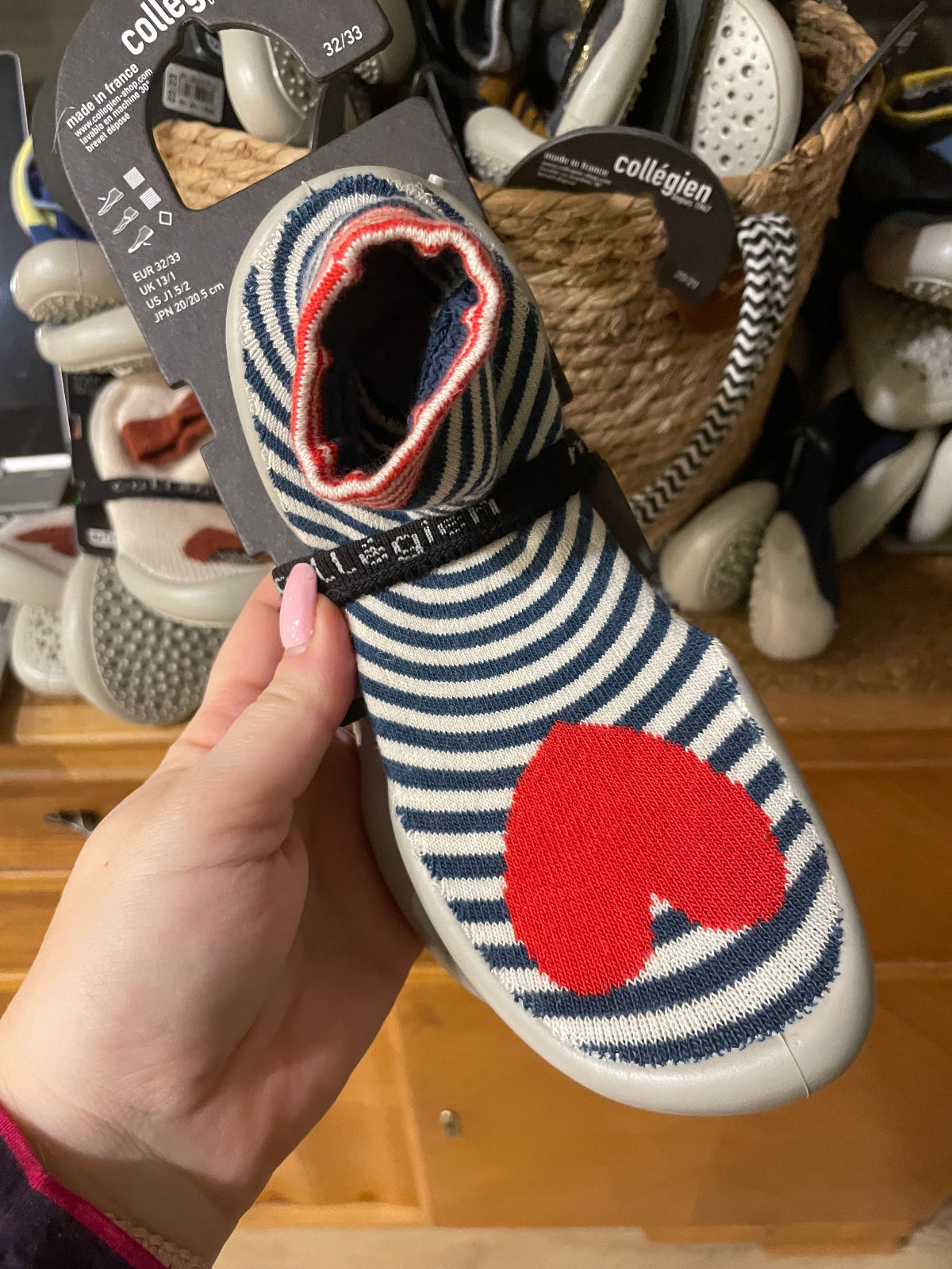 Collegien Sockenschuhe Hausschuh