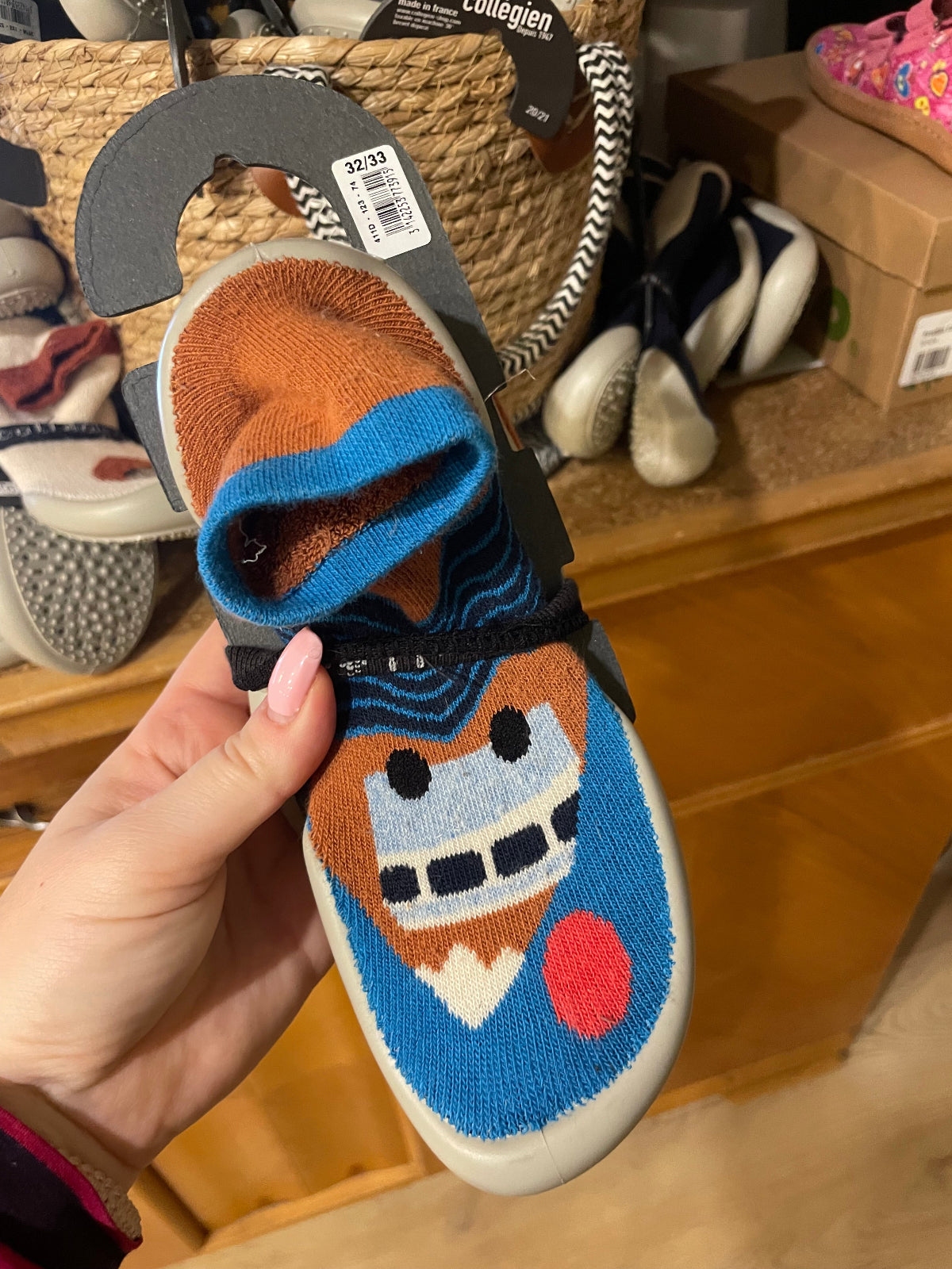 Collegien Sockenschuhe Hausschuh