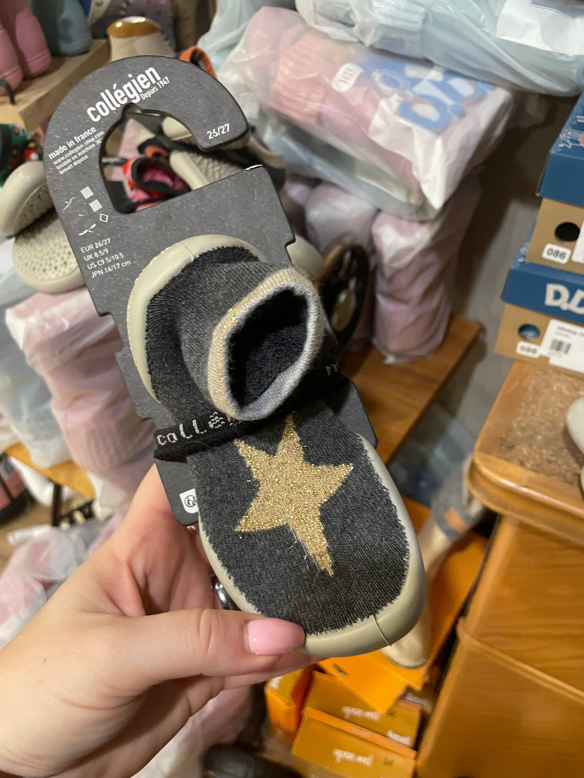 Collegien Sockenschuhe Hausschuh