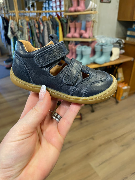 Develab Navy Nappa Barfußsandale - Barfußschuh