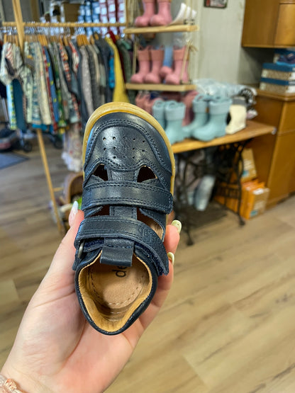 Develab Navy Nappa Barfußsandale - Barfußschuh