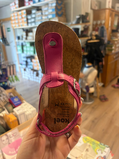 Koel Abriana Kinder Barfußsandale (Fantasy/Pink)