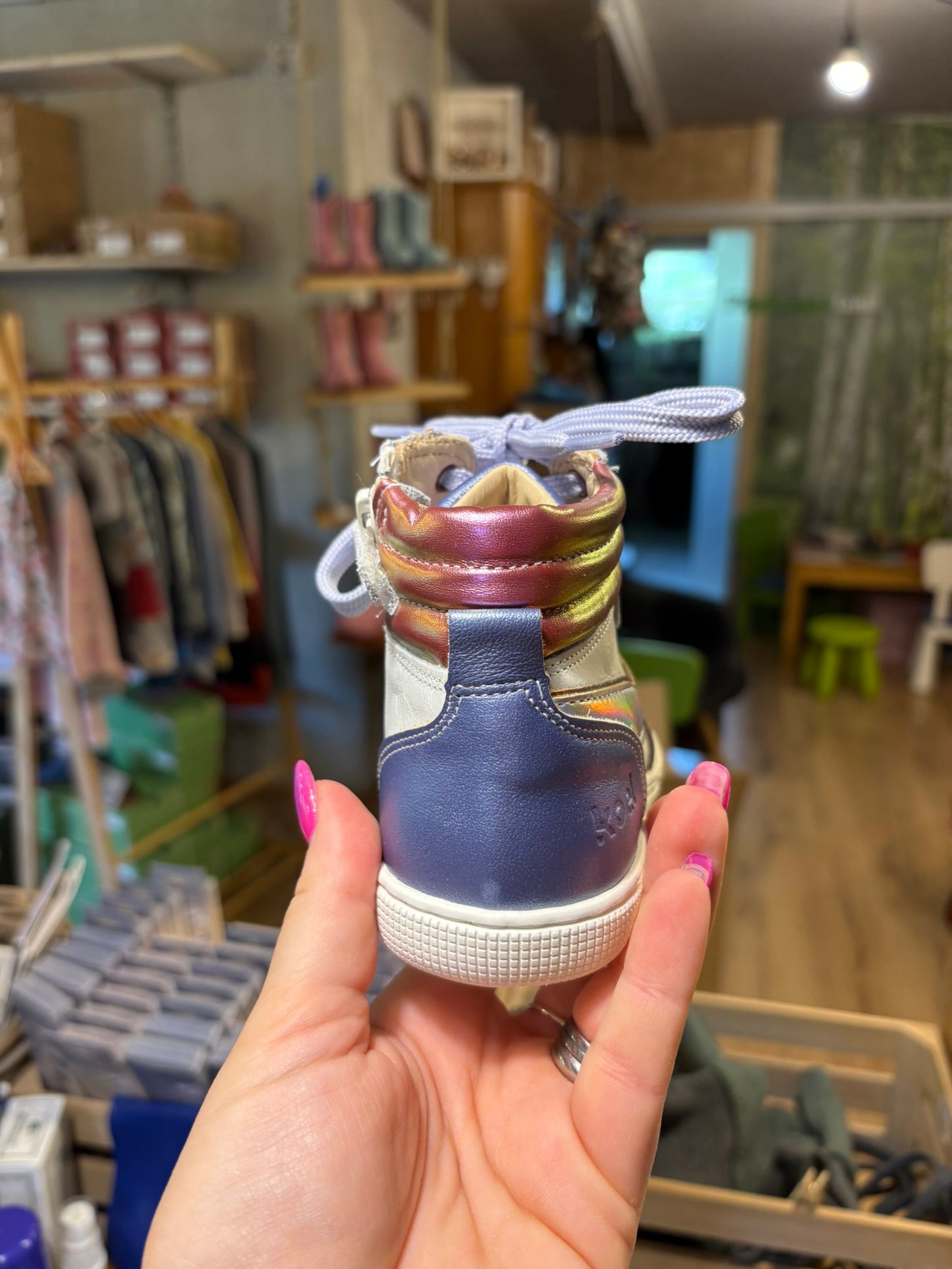 Koel Danish Nappa Barfuß High-Top Sneaker Kinder