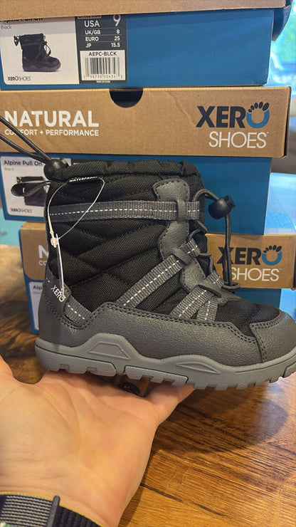 Xero Alpine pull on Kids Barfußschuh Winterstiefel