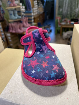 Beda Slim Kinder Hausschuhe BFN 170020/W STARS